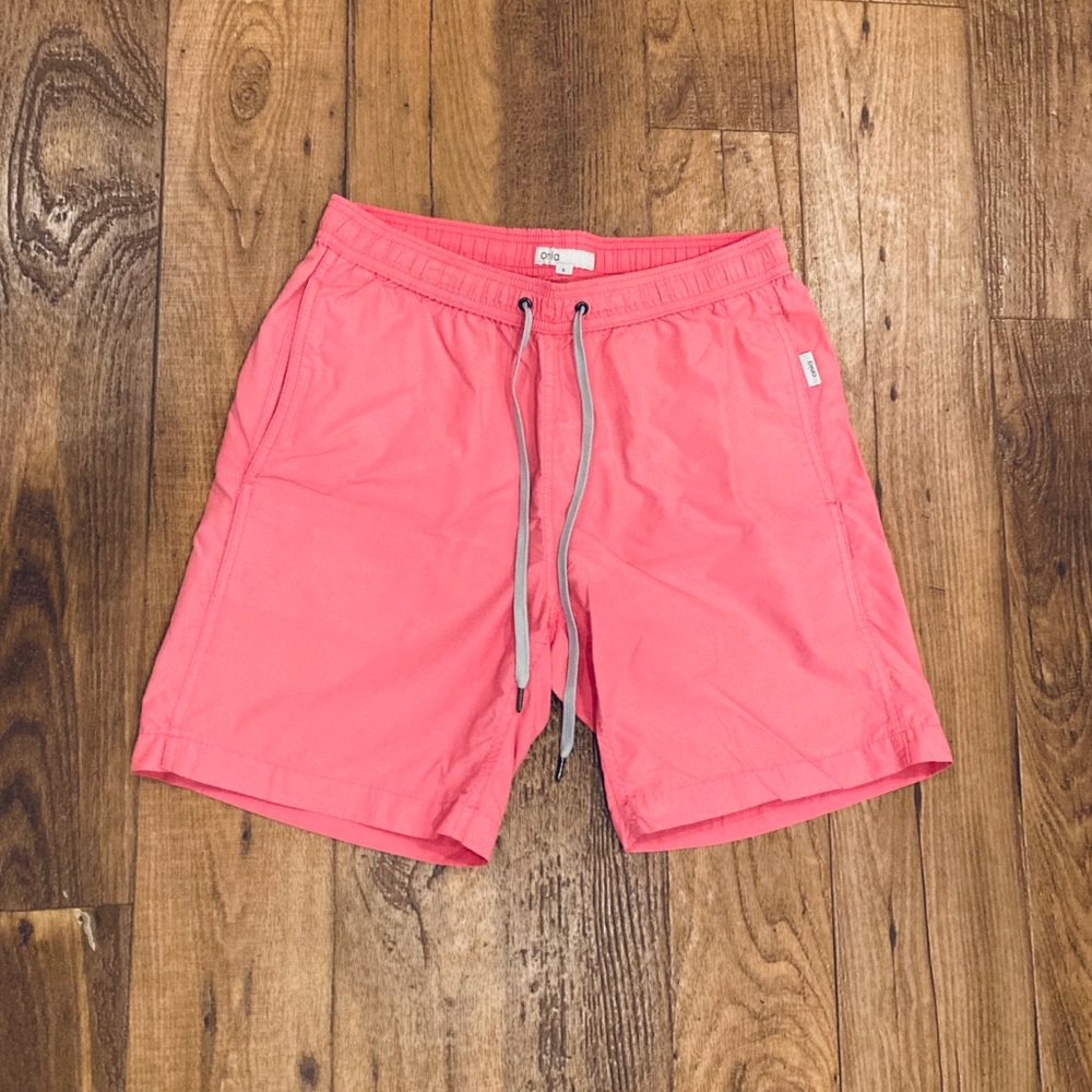 Onia Swim Shorts/Trunks in Pink, 7” Size Small